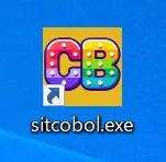 デスクトップに作成された sitcobol.exe のショートカットアイコン
